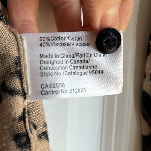 DANIER leopard print cardigan - Picture 4 of 4